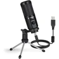 MAONO Podcast Microphone, AU-PM461TR 192KHZ/24BIT Metal USB Condenser Cardioid PC Mic with Professional Sound Chipset for Streaming, YouTube, Voice Over, Studio/Home Recording