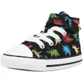 Converse - Kids' Chuck Taylor All Star Dinosaurs High Top 1V Black Sneakers - Size 3