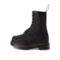 Dr. Martens 1460 8 Eye Boot Black Bejeweled Leather Lace Up Boots Black Bejeweled Womens Shoes Lace Ups Heels Ankle Boots