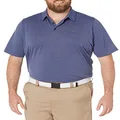Callaway Men's Swing Tech Ventilated Golf Polo Shirt, Peacoat Heather, 3X-Large