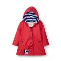 Hatley Big Girls' Splash Jacket, Red, 8