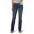 Wrangler Women's Willow Mid Rise Boot Cut Ultimate Riding Jean, Lovette, 3W x 34L