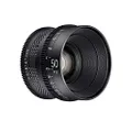 ROKINON XEEN Cf 50mm T1.5 Pro Cinema Lens with Carbon Fiber Construction & Luminous Markings for Sony E Mount