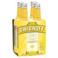 Smirnoff Red Ice Pineapple Flavored Vodka 300 ml (Pack of 4)