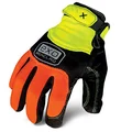 Ironclad EXO High-Visibility Abrasion Gloves, Small, Orange/Yellow