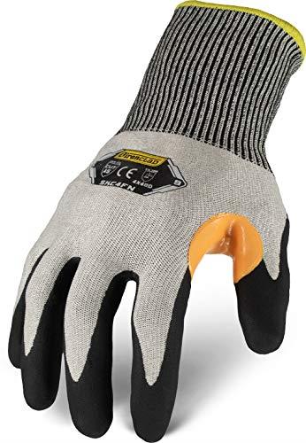Ironclad Knit A4 Foam Nitrile Touch Gloves, Extra Small, Black/Gray