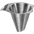 COLE & MASON Salt and Pepper Funnel, Stainless Steel,Silver