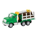 Driven by Battat – Toy Logging Truck for Kids – Contruction Vehicle Toy – Lights & Sounds – Movable Parts – 3 Years + – Micro Logging Truck