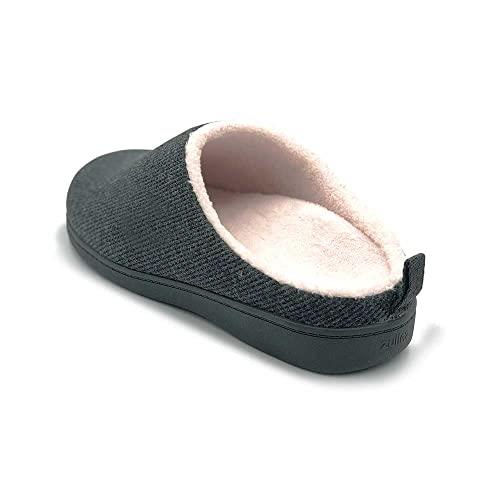 Zullaz Women's Orthotic Slipper with Arch Support, Grey, Size 6