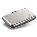 Lewis N. Clark RFID Aluminum Wallet, Silver, One Size, Mini RFID Aluminum Wallet, Credit Cards Holder, Business Card Case + Metal Id Case for Men & Women