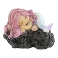 Top Collection Miniature Fairy Garden and Terrarium Sleeping Little Mermaid on Rock Statue