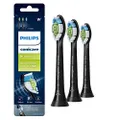 Philips Sonicare DiamondClean replacement toothbrush heads, HX6063/95, BrushSync technology, Black 3-pk