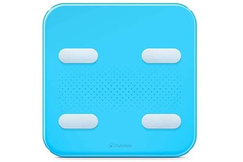 Yunmai S Color 2 Bluetooth Smart Scale with 13 Body Measurement Functions, Blue