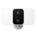 Laser Smart Home Security Floodlight Camera with Full HD Video, Motion Detection, and Two-Way Audio
