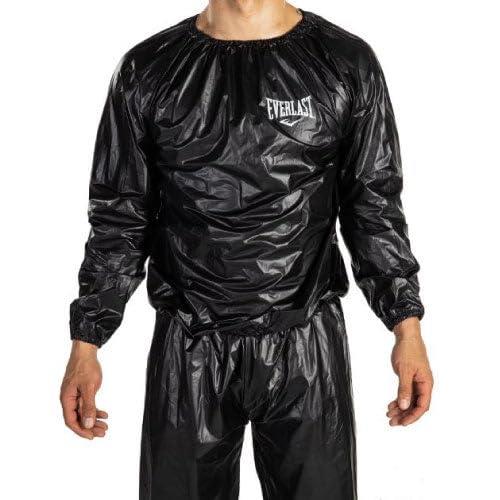 Everlast PVC Sauna Suit, L/XL, Black