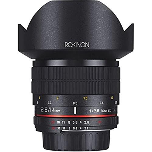Rokinon AE14M-C 14mm f/2.8-22 Ultra Wide Angle Lens with Built-in AE Chip for Canon EF Digital SLR