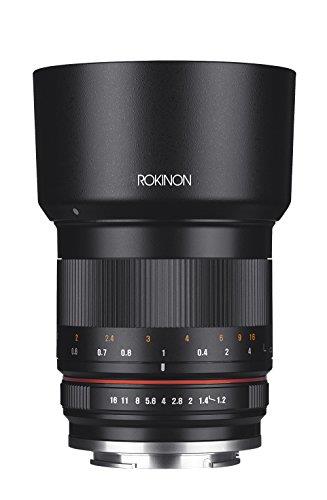 Rokinon RK50M-M 50mm F1.2 AS UMC High Speed Lens for Canon (Black)
