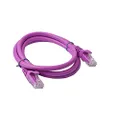 8Ware Cat 6a UTP RJ45 Male to Male Snagless Ethernet Cable, 1 m Length, Purple