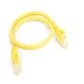8Ware Cat 6a UTP RJ45 Male to Male Snagless Ethernet Cable, 50 cm Length, Yellow