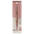MCoBeauty Double-Ended Lipstick and Liner - Natural Peach For Women 0.066 oz Lipstick