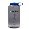 Nalgene Sustain Tritan BPA-Free Water Bottle Made with Material Derived from 50% Plastic Waste, 48 OZ, Wide Mouth, Grey