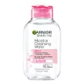 Garnier SkinActive Micellar Cleansing Water, All-in-1 Makeup Remover and Facial Cleanser, For All Skin Types, 3.4 Fl Oz (100mL), 1 Count (Packaging May Vary)