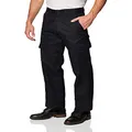 Dickies Men's Relaxed Straight-fit Cargo Work Pant, Black, 32W x 30L