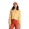 First Base Women's Do Stuff Cropped Sweater, Size 3, Sand