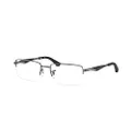 Ray-Ban Rx6285 Rectangular Prescription Eyeglass Frames, Gunmetal/Demo Lens, 53 mm