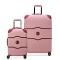 DELSEY Paris Chatelet Hardside 2.0 Luggage with Spinner Wheels, Pink, Carry-on 19 Inch, Chatelet Hardside 2.0 Luggage with Spinner Wheels