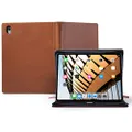 Twelve South Journal for 12.9 inch iPad Pro (Gen 3), Luxury Leather Protective Case and Easel with Pencil/Document/Keyboard Storage for iPad Pro + Apple Pencil