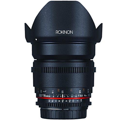 Rokinon DS16M-N 16mm T2.2 Cine Wide Angle Lens for Nikon Digital SLR