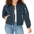Levi's Women's Melanie Bomber Jacket (Standard & Plus Sizes), Navy, Small