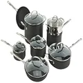 Cuisinart 66-14N 14 Piece Chef's Classic Non-Stick Hard Anodized Cookware Set, Gray