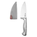 Sabatier Forged Stainless Steel Chef Knife with Edgekeeper Self-Sharpening Blade Cover, High-Carbon Stainless Steel, Razor-Sharp Kitchen Knife to Cut Fruit, Vegetables and More, 6-Inch