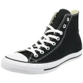 CONVERSE ALL STAR Chuck Taylor All Star Hi-top Sneakers, Unisex, Black/White, 4.5 US