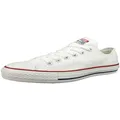 CONVERSE ALL STAR Chuck Taylor All Star Unisex Sneakers, Optical White, 5 US
