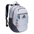 adidas Excel 6 Backpack, Two Tone White/Onix Grey/Shadow Chrome, One Size, Excel 6 Backpack