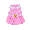 Doggy Parton Pink Cowgirl Collared Dress - M