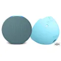 Echo Pop Midnight Teal + Made for Amazon Glow-in-the-dark Sleeve