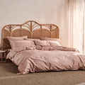 Linen House Nara 400TC Bamboo/Cotton Clay King Quilt Cover Set