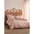 Linen House Nara 400TC Bamboo/Cotton Clay King Quilt Cover Set