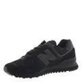 New Balance Men's 574 V2 Sneaker, Black/Black, 4