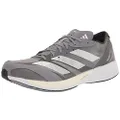 adidas Men's Adizero Adios 7 Sneaker, Grey/Zero Metallic/Grey, 6 US