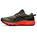 ASICS Men's Gel-Trabuco 10 Running Shoes, Mantle Green/Midnight, 11.5 US