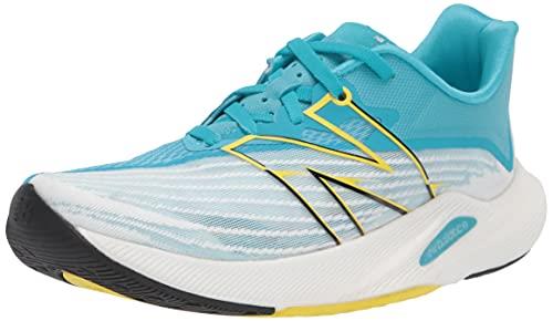New Balance Women's FuelCell Rebel V2 Speed Running Shoe, White/Virtual Sky/Virtual Sky, 7 Wide