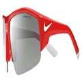 Nike Golf Skylon Ace XV Sunglasses, University Red/White Frame, Grey with Silver Flash Lens