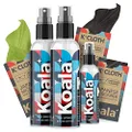 Koala Kleaner Alcohol Free Eyeglass Lens Cleaner Spray Care Kit | Proudly USA Made | Ultra Gentle, Highly Effective, and 100% Safe for Cleaning All Lenses and Screens, 16oz + 2 Cloths