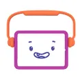 Speck Products Case-E Run Fits iPad (2019/2020) Case for Kids, It's a Vibe Violet/Flux Orange, 10.2-inch
