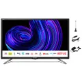 SHARP 24” Smart LED TV 12V/24V For Caravan, Motorhome, Boat, Truck, Freeview Play, WiFi Streaming, Freeview HD, Satellite HD, Saorview, Netflix & Prime, HDMI, USB Mains & 12V Included 1T-C24EE2KF2UBM